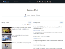 Tablet Screenshot of leasingdeal.com